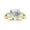 Yellow Gold, variant on Houston Diamond District 1.3 CTW Designer Twisting Eternity Channel Set Four Prong Diamond Engagement Ring w/ 0.7 Ct Heart Cut (I Color SI1 Clarity Center) Platinum Size-5.0