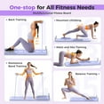thumbnail image 5 of UPGO 5 in 1 Folding Pilates Board, Pilates Reformer Set with 300 LBS Weight Capacity, Portable Home Pilates for Woman (Purple), 5 of 8