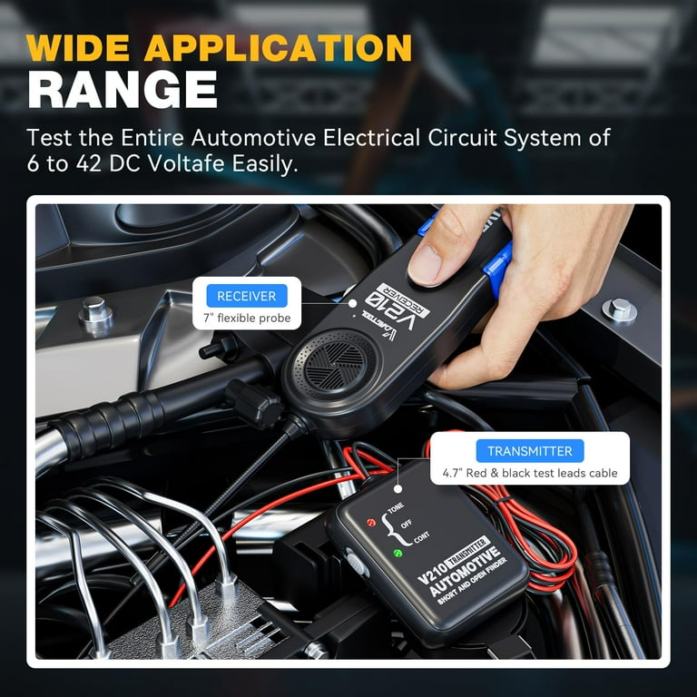 VDIAGTOOL V210 Automotive Wire Tracer Open & Short Circuit Finder