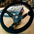 thumbnail image 2 of Black Suede Steering Wheel for Acura RSX ALL TL 97+ Honda Accord Civic US, 2 of 8