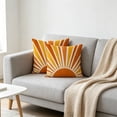 thumbnail image 4 of Tuvgenk Throw Pillow Covers 16x16 Boho Decorative Pillow Covers for Couch Sofa, Geometric Sun Print Polyester Cushion Case Set of 2, 4 of 6