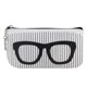 thumbnail image 1 of Estuche portátil con cremallera para guardar anteojos Estuche para anteojos de fieltro blanco, 1 of 8