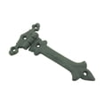 thumbnail image 4 of Renovators Supply Black Wrought Iron Strap Hinge 5 in Southern Charm Style Spear Tip Flush Mount Heavy Duty Strap Gate and Door Hinges w/Hardware Pack of 2, 4 of 10