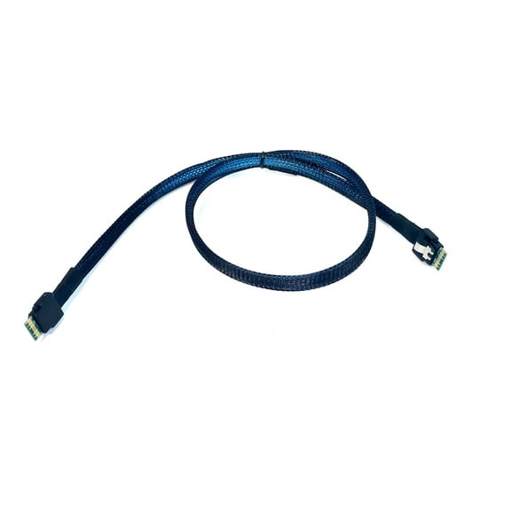 SlimSAS 4i (SFF-8654) to SlimSAS 4i (SFF-8654) Cable - 60 CM