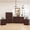 Walnut Brown, variant on FIAKOA Bedroom Dresser Set & Nightstands set, 4 Piece Farmhouse Complete Bedroom Furniture Set with Spacious Storage, Walnut Brown