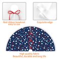 thumbnail image 4 of Rocae Colorful Stars for Christmas Tree Skirt with Pom Pom Trim for Holiday Party for Holiday Home Decor Indoor Outdoor-30", 4 of 7