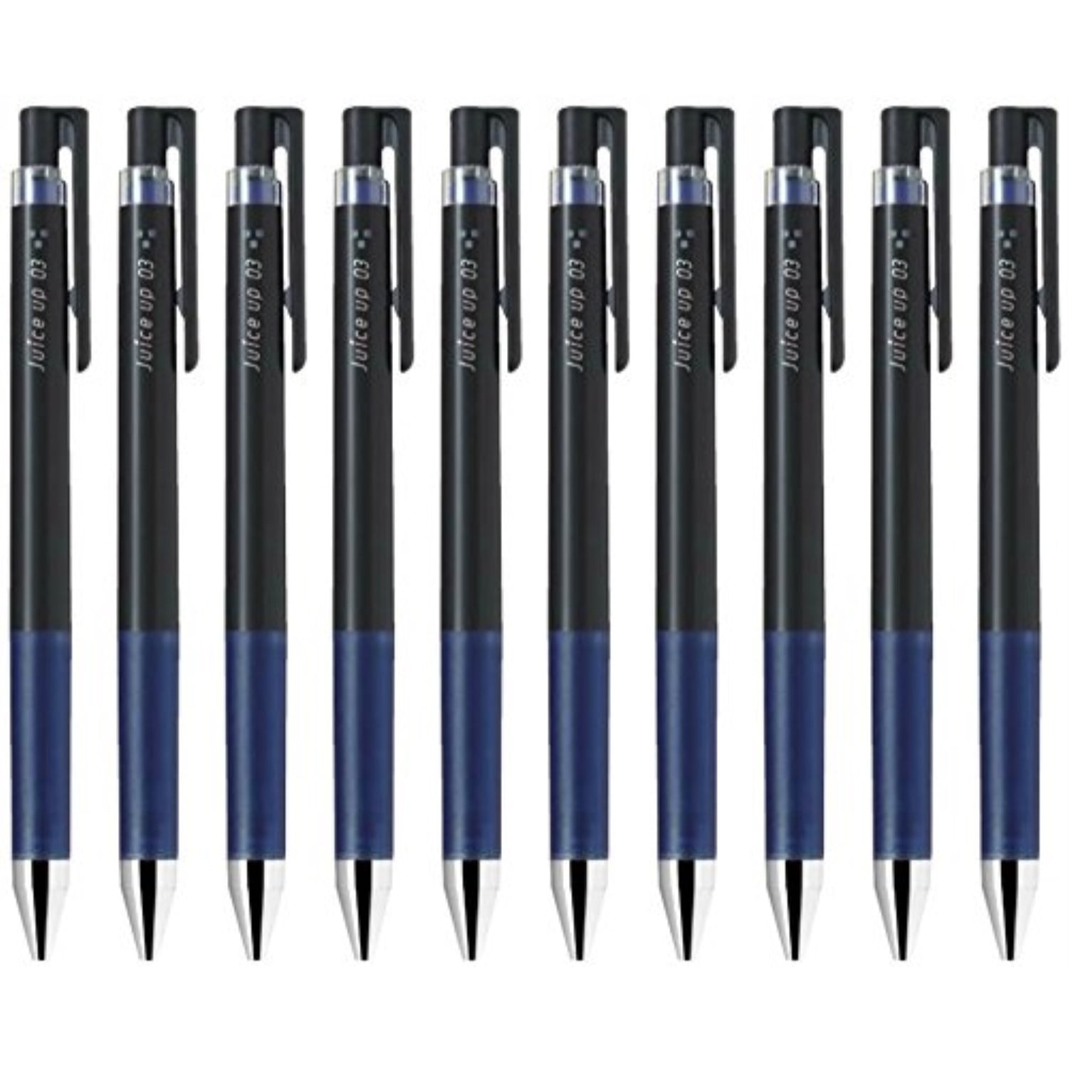 pilot juice up 03 retractable gel ink pen, hyper fine point 0.3mm, blue