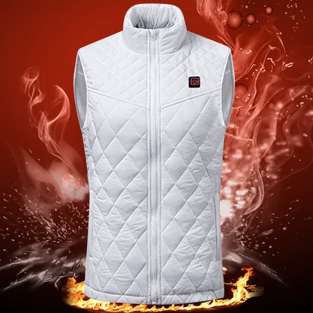 Chaleco calefactor inteligente para mujer, chaleco calefactor eléctrico, lavable para deportes, caza, senderismo