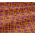 thumbnail image 5 of oneOone Viscose Jersey Fabric Madras Check Print Fabric By The Yard 60 Inch Wide, 5 of 5