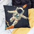thumbnail image 2 of BANET Decorative Kids Throw Pillow Covers, , Rocket Ship, 24x24in, 2 of 5