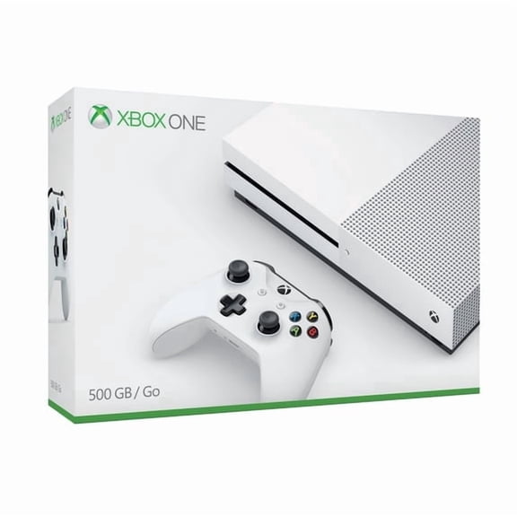 Restored Restored Microsoft Xbox One S 500GB Console, White