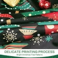 thumbnail image 2 of Table Cloth Christmas, Rectangle Table Cloth Holiday Tablecloth Red Green Christmas Tree Snowflake 60x84 Inch Washable Winter Decorative Table Cover for Party Picnic Dinner Kitchen, 2 of 6