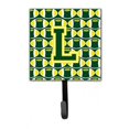 thumbnail image 1 of Carolines Treasures CJ1075-LSH4 Letter L Football Green & Yellow Leash or Key Holder, 1 of 1
