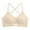 Beige, variant on Women Solid Comfort Sexy Big U Shape Bra Backless Traceless Bra