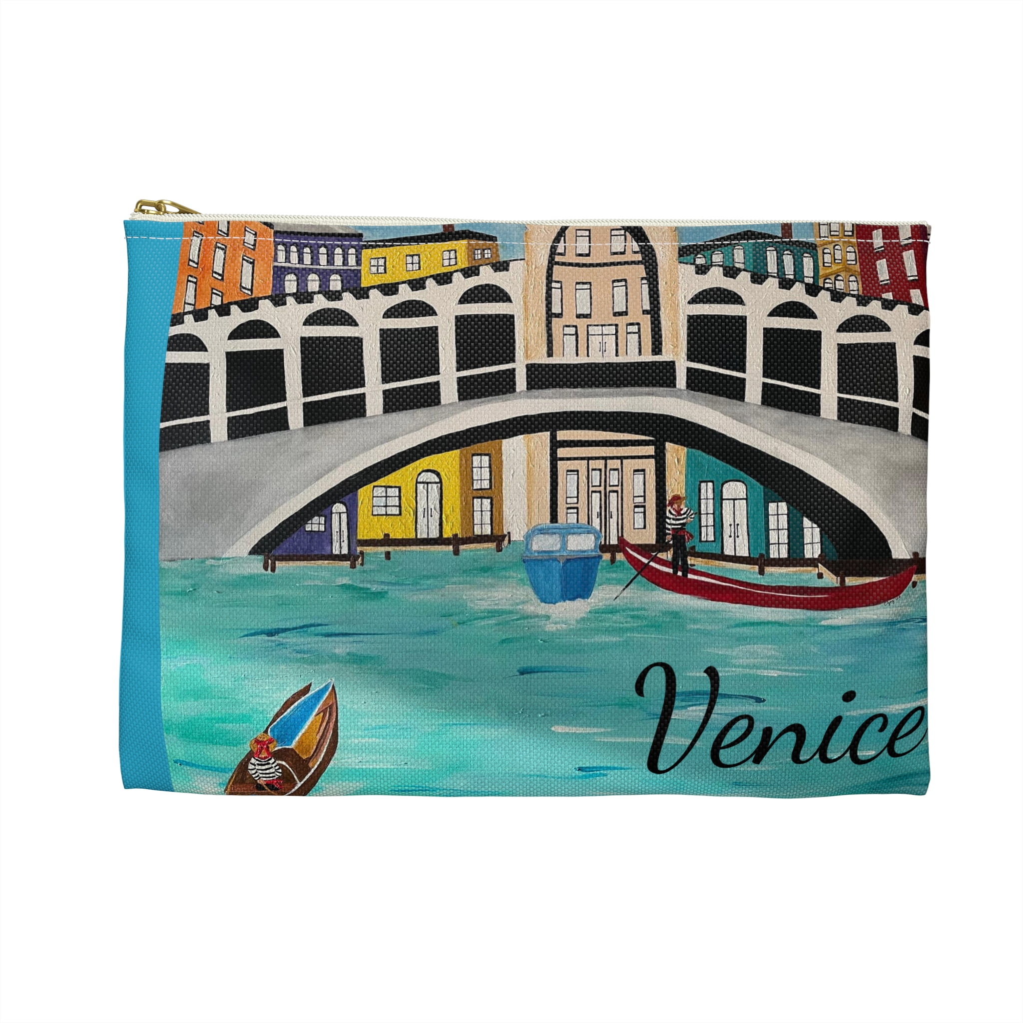 Venice Travel Pouch  - Durable and Versatile Cosmetic Bag or Pencil Case