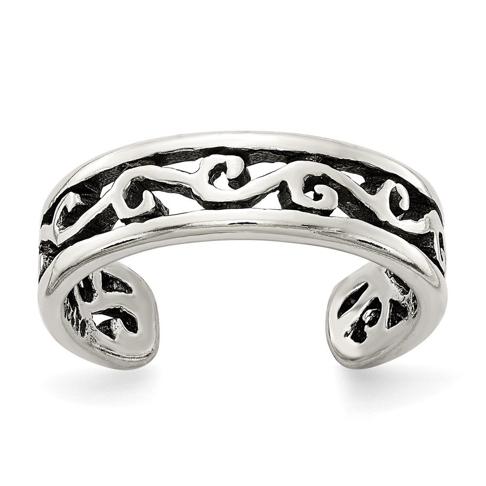 Auriga Fine Jewelry 925 Sterling Silver Toe Ring for Women