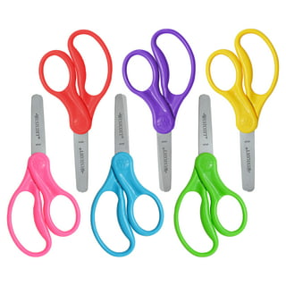 4 Pcs Safety Scissors, Kids, Blunt Tip, Right & Left Handed