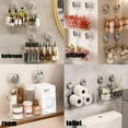 thumbnail image 6 of Firmstaunch Suction Cup Storage, Firmstaunch No-Drill Bathroom Suction Storage Box, Firmstaunch Wall Organizer, Suction Cup Storage Rack, Large Capacity & Strong Load-Bearing (Gold), 6 of 7