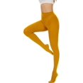 thumbnail image 1 of HSHDLDF Women's Tights 80D Semi Opaque Soft Solid Color Footed Pantyhose, 1 of 7