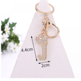 thumbnail image 2 of XYCCA Strass avec Initiales Porte-Clés Porte-Clés Charme (J), 2 of 2