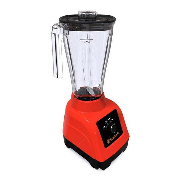Licuadora Bosstech 550 watts 3 velociades con Vaso de plastico de 2 lts Blanco