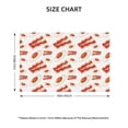thumbnail image 4 of Placemats Set Of 4 / 6, Hobo Eggs Bacon Print Red White Placemats For Dining Table Indoor/Outdoors Heat Resistant Washable Placemats 18" X 12", 4 of 8
