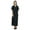 Black, variant on Bimba Women Long Solid Kaftan Soft Cotton Beach Cover Up Caftan Maxi