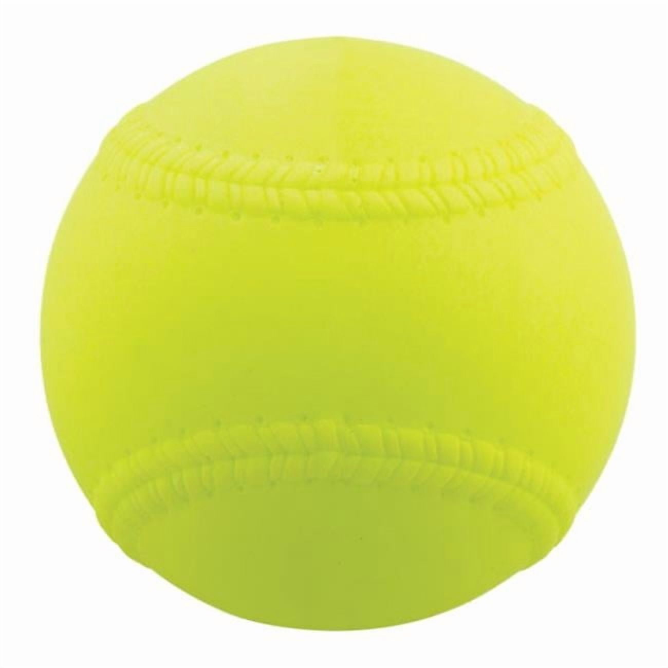12 in. Safety Pitching Machine Softball, Optic Yellow - Pack of 12