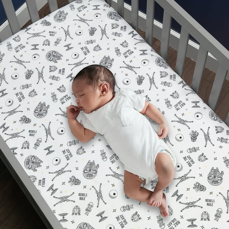 Lambs Ivy Star Wars Signature Rebels Rule Cotton Fitted Crib