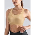 thumbnail image 2 of Deyllo High Impact Support Sports Bras For Women Plus Size Wireless Support Exercise Brass,Nude 38C, 2 of 9