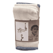 Organic Cotton Cloth Diaper Prefolds, Small (6–10 lbs) – Soft, Absorbent Reusable Newborn Diapers - Small