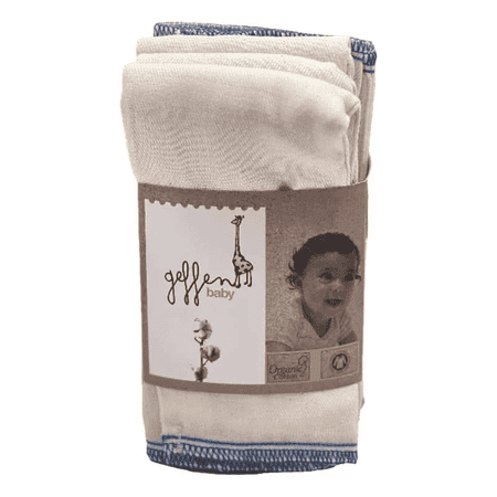 Organic Cotton Cloth Diaper Prefolds, Small (6–10 lbs) – Soft, Absorbent Reusable Newborn Diapers - Small
