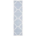 thumbnail image 4 of SAFAVIEH Chatham Hayden Geometric Quatrefoil Wool Area Rug, Blue/Ivory, 10' x 14', 4 of 10