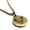 Gold, variant on Stainless Steel Geometric Polygon Panda Animal Round Medallion Pendant Necklace