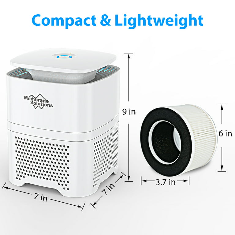 With a 3-layer filtration system and Negative ION technology, the Comfee'air  purifier can help to provide fast relief with the circulation of cleaner  air in your home. Helps with dirt, pet hair