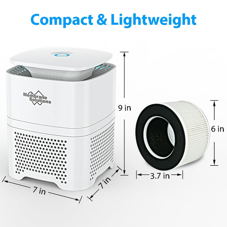 With a 3-layer filtration system and Negative ION technology, the Comfee'air  purifier can help to provide fast relief with the circulation of cleaner  air in your home. Helps with dirt, pet hair