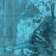 thumbnail image 1 of Ahgly Company Machine Washable Indoor Square Oriental Light Blue Industrial Area Rugs, 5' Square, 1 of 4