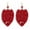 Burqundy, variant on BOHO Handmade Macrame Gradient Rainbow Tassel Earrings Boutique Costume Jewelry