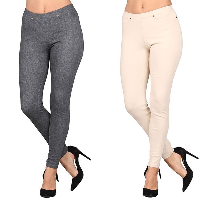 2-Pack Lildy Women's Denim Jeggings 