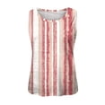 thumbnail image 4 of Prolriy Tops de verano para mujer 2024, camisetas sin mangas de cuello redondo a la moda para mujer, camisetas ligeras sin mangas estampadas de corte holgado, camisetas sin mangas con gráficos para, 4 of 4