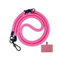 thumbnail image 4 of Phone Tether Phone Lanyard Holder Strap Phone Accessories Strong Detachable Hook Rose Red, 4 of 9