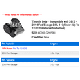 thumbnail image 2 of Throttle Body - Compatible with 2013 - 2014 Ford Escape 2.0L 4-Cylinder (Up To 12/2013 Vehicle Production), 2 of 2
