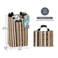 thumbnail image 2 of Yayeee Freestanding Laundry Hamper with Handle Collapsible Large Storage Basket for Clothes, Abstract Dots, 2 of 7