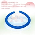thumbnail image 1 of Manguera de 2 terminales para limpiador de fondo de piscina, manguera de piscina azul de 32 mm con abrazaderas de manguera, compatible con bomba de filtro In-tex 607 637 de Poweka (3 juegos) ZefeiWu 8390614893887, 1 of 1
