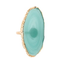 Unique Bargains 1 Pc Portable Ring Nail Art Palette Blue