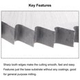 thumbnail image 4 of Unique Bargains 75mm Dia 22mm Arbor 5mm Thick 50 Tooth High Speed Steel Circular Saw Blade, 4 of 5