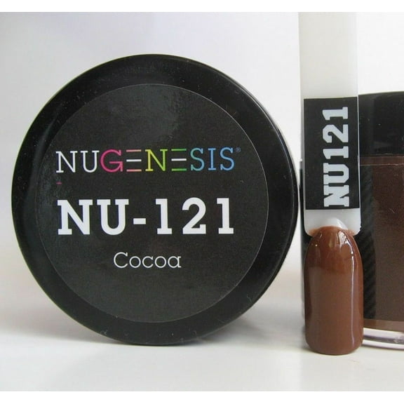 NUGENESIS Nail Color Dip Dipping Powder 1.5oz/jar - NU121 Cocoa