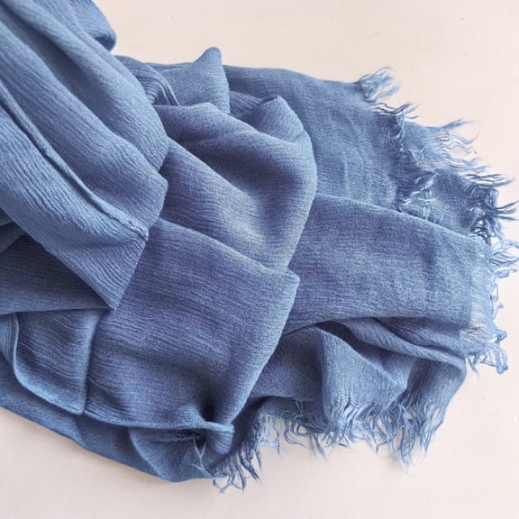 Namzi Solid Color Cotton Linen Scarf Long Fashionable Shawl Versatile Scarf, Lightweight All-Season Wrap for Travel Office, 1 Piece,S39