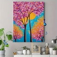 thumbnail image 4 of Vibrant Impressionist Tree Blossom Canvas Print, Living Room Bedroom Office Kitchen Hallway Wall Decor, 4 of 8