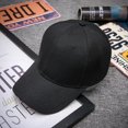 thumbnail image 2 of Sombreros Snapback para hombre y mujer, gorras de béisbol ajustables de color negro y sólido, Unisex, Unisex Fivean unisex, 2 of 2